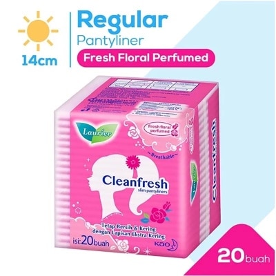 LAURIER Laurier Pantyliner Cleanfresh Pantyliner Perfumed 20'S