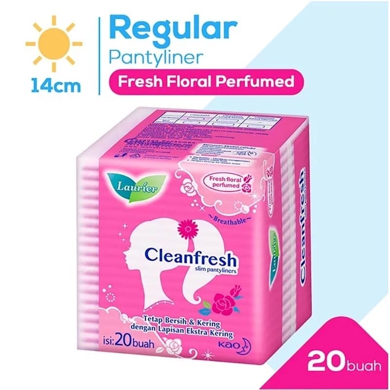 Promo Harga Laurier Pantyliner Cleanfresh Perfumed 20 pcs - Watsons