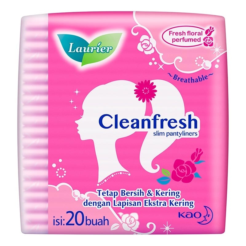 Laurier Pantyliner Cleanfresh Pantyliner Perfumed 20'S