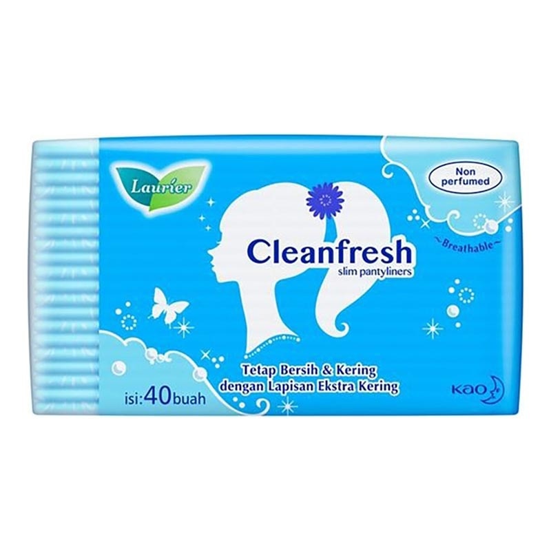 Laurier Pantyliner Cleanfresh Non Perfume 40'S