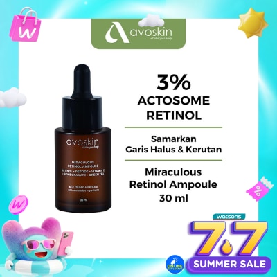 AVOSKIN - Avoskin Miraculous Retinol Ampoule Serum 30ml