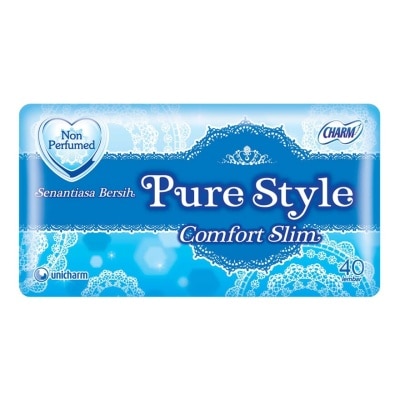 CHARM Pantyliner Pure Style Comfort Non Parfum 40S