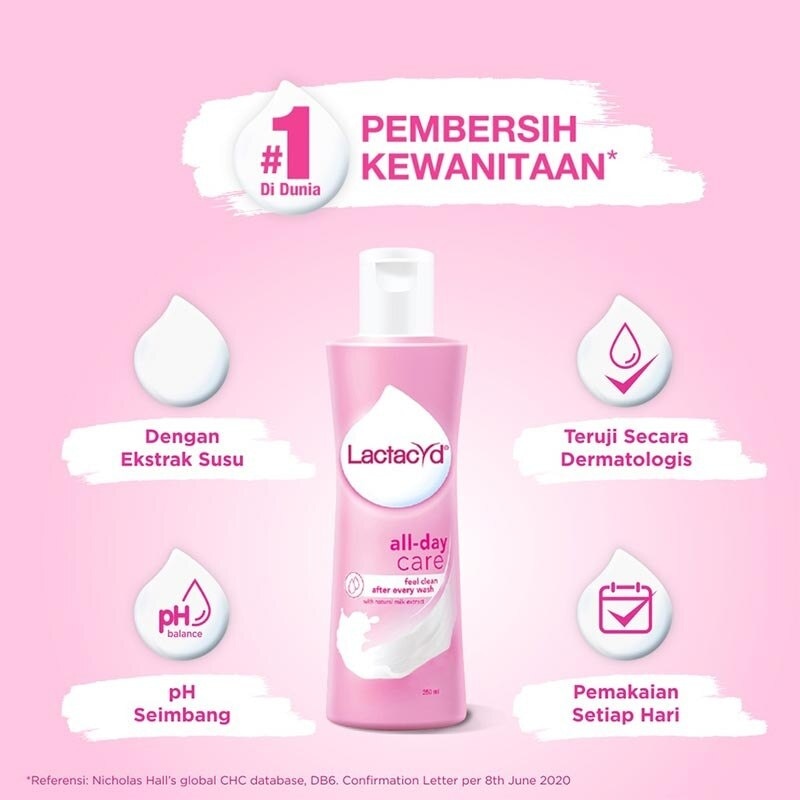 Lactacyd Feminine Hygiene All Day Care Pembersih Kewanitaan 60ml