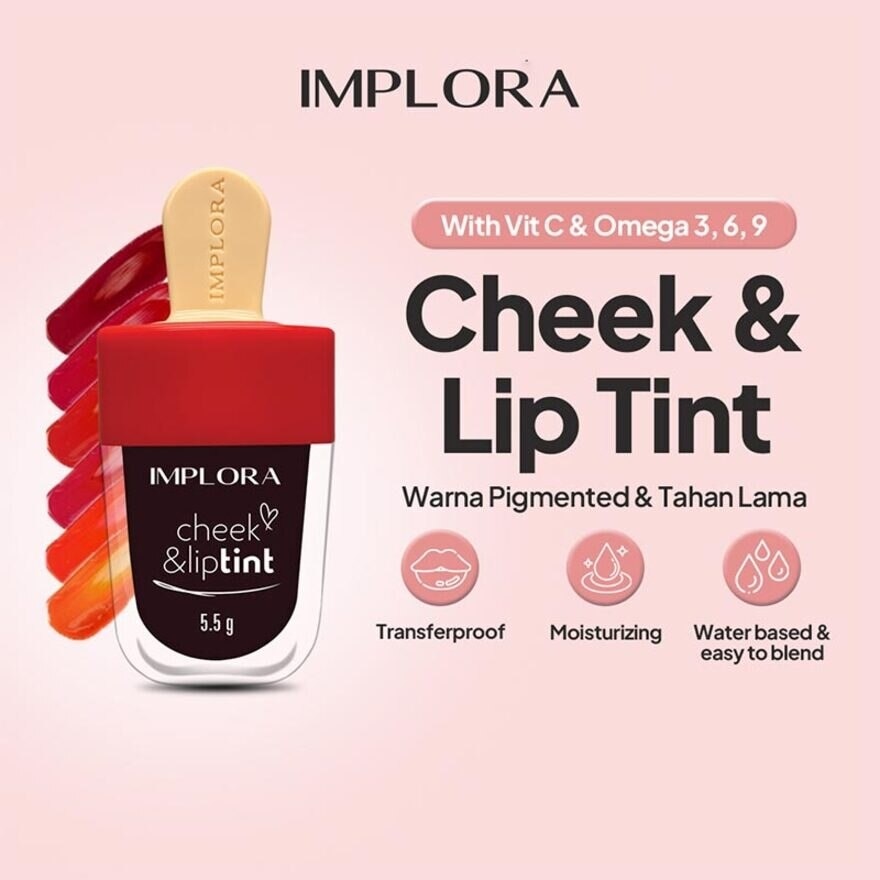 Implora Cheek & Liptint Cherry Bomb