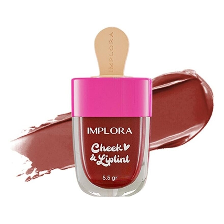 IMPLORA CHEEK&LIPTINT CRANBERRY 5