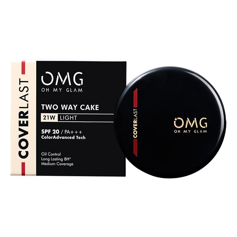 Oh My Glam Coverlast Two Way Cake 21W Light 12 g