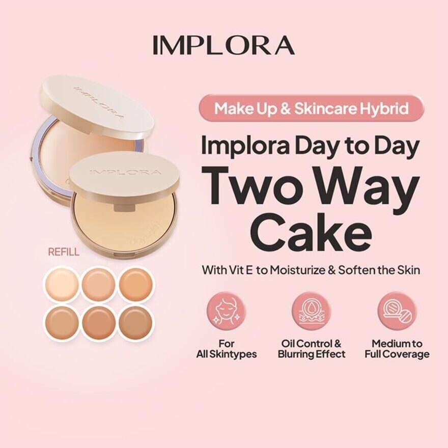 Implora DayToDay Series Two Way Cake Refill 05 Toffee