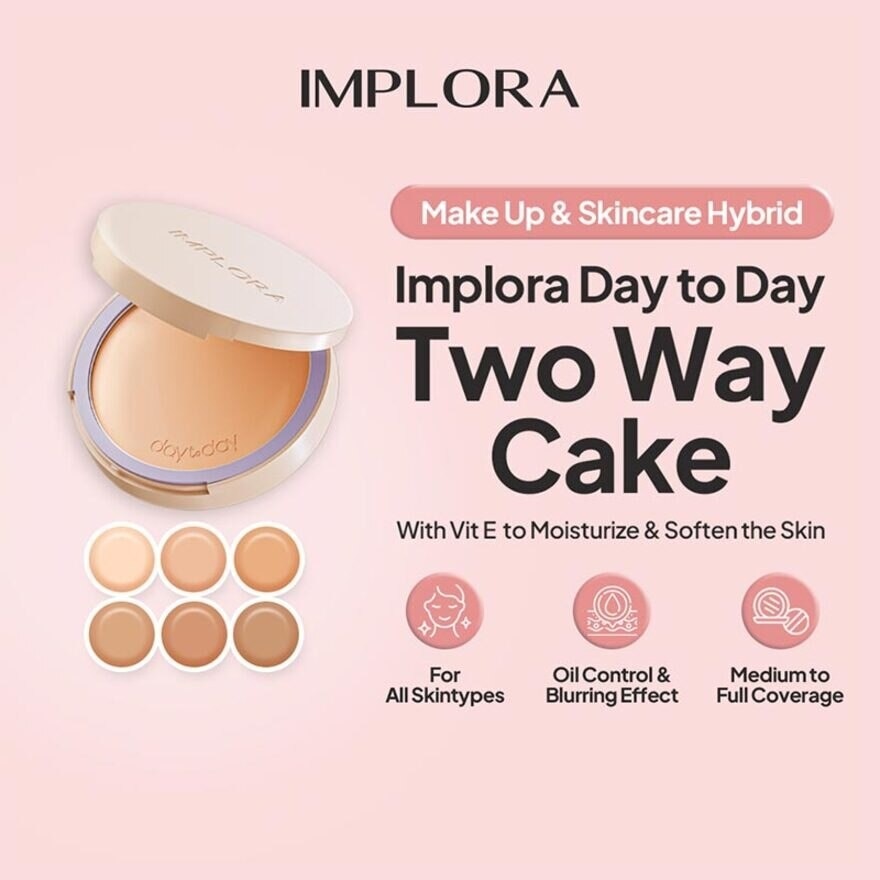 Implora DayToDay Series Two Way Cake 01 Porcelain