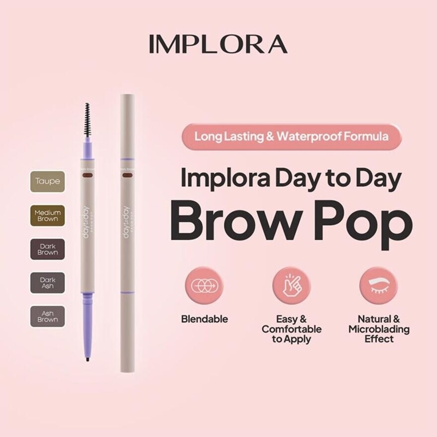 Implora DayToDay Series Brow Pop Ash Brown 20ml