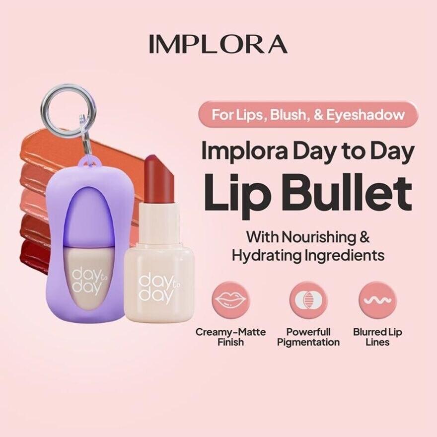 Implora DayToDay Series Keychain Lip Bullet 01 Intention