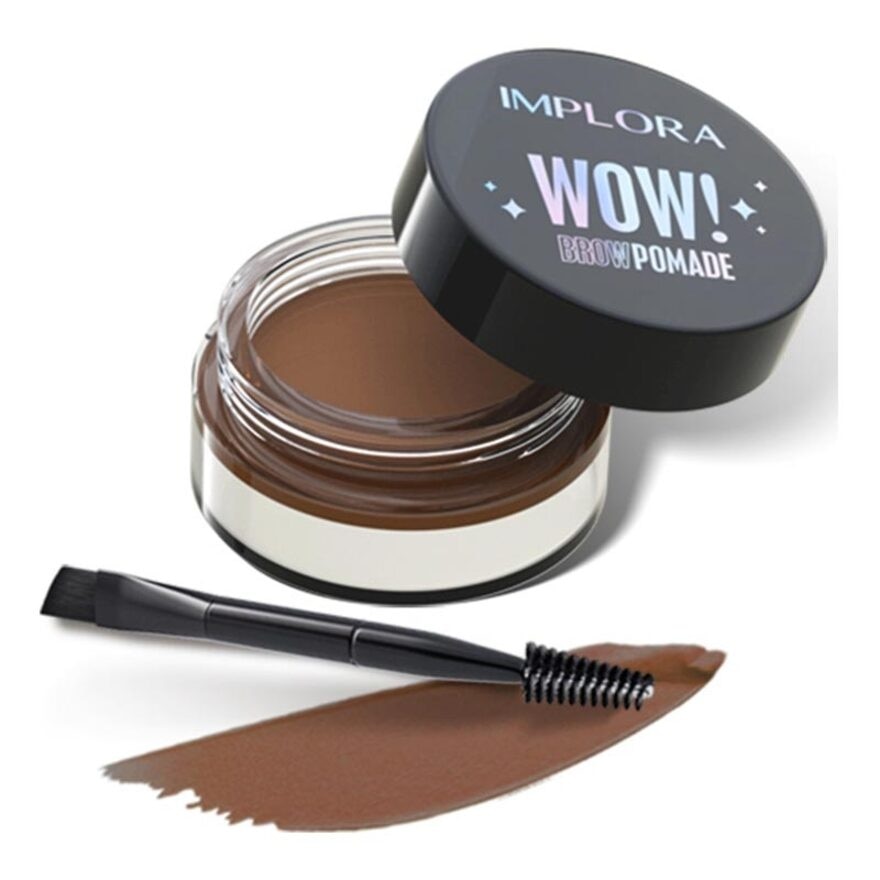 IMPLORA WOW E/BROW POMADE MEDIUM BROWN