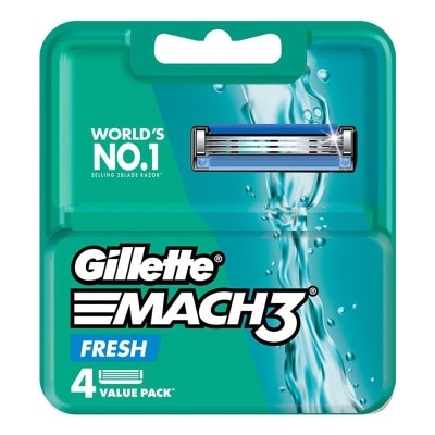 GILLETTE Mach 3 Classic Fresh Refill 4'S