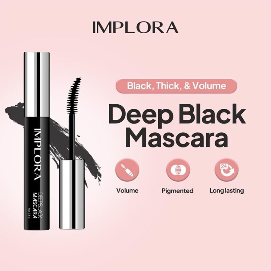 IMPLORA IMPLORA MASCARA DEEP BLACK