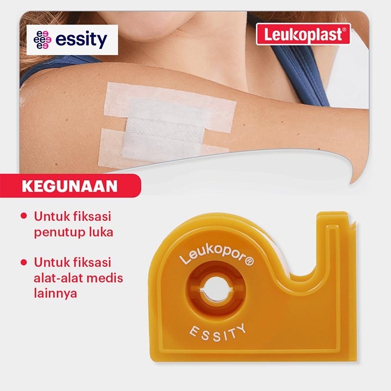 Essity Leukopor Non Woven Tape 2.5cmx9.2m