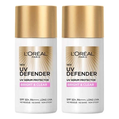 L'OREAL (PAKET HEMAT ISI 2) L'Oreal Paris UV Defender SPF 50+ PA++++ 30ml - Long UVA Skincare L'Oreal Untuk Melindungi Kulit Dari Tanda Penuaan