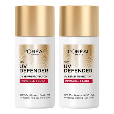 L'OREAL (PAKET HEMAT ISI 2) L'Oreal Paris UV Defender SPF 50+ PA++++ 30ml - Long UVA Skincare L'Oreal Untuk Melindungi Kulit Dari Tanda Penuaan