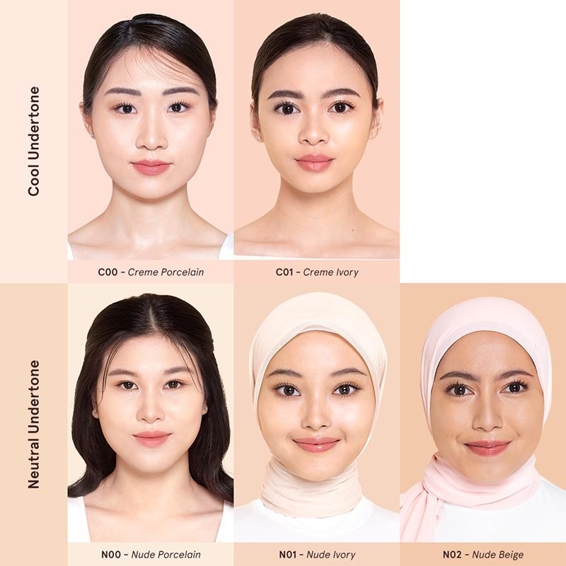 Dear Me Beauty Airy Poreless Powder Foundation N02 Nude Beige 10g