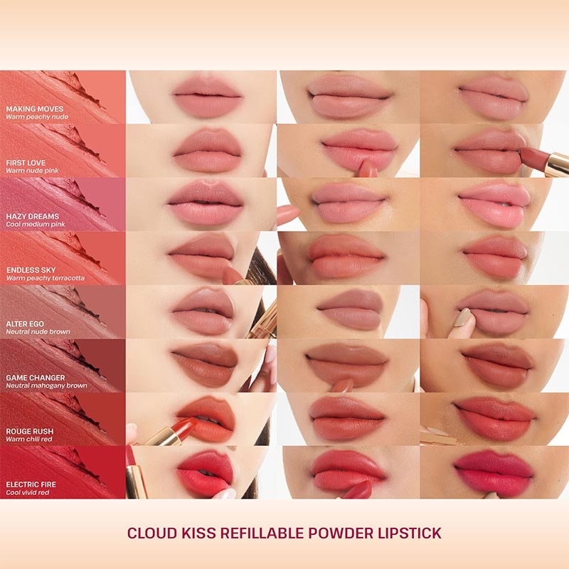 Esqa Cloud Kiss Refillable Powder Lipstick Alter Ego 4g