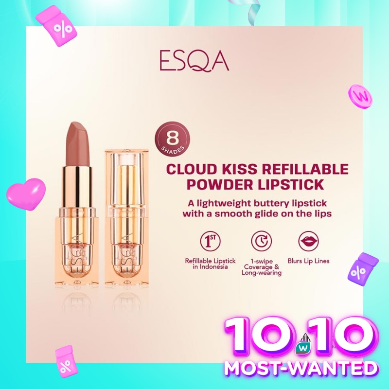Esqa Cloud Kiss Refillable Powder Lipstick Alter Ego 4g