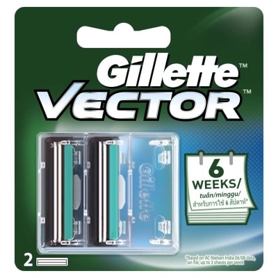 GILLETTE Vector Plus Refill 2s