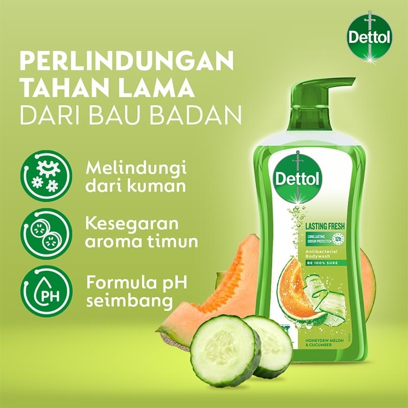 Dettol Body Wash Lasting Fresh 800g