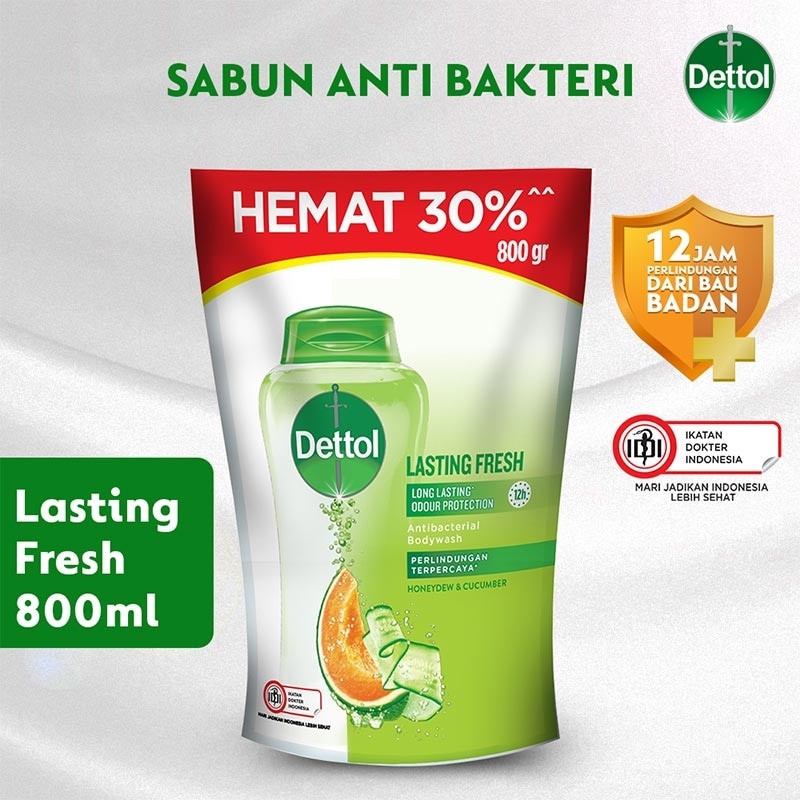 Dettol Body Wash Lasting Fresh 800g