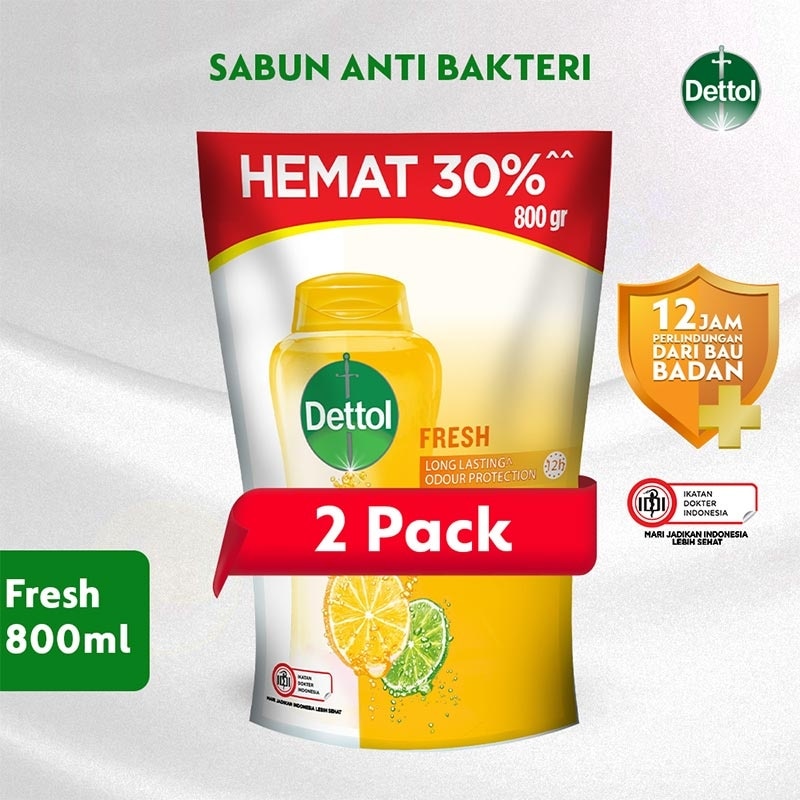 Dettol Body Wash Fresh 800g Bundle