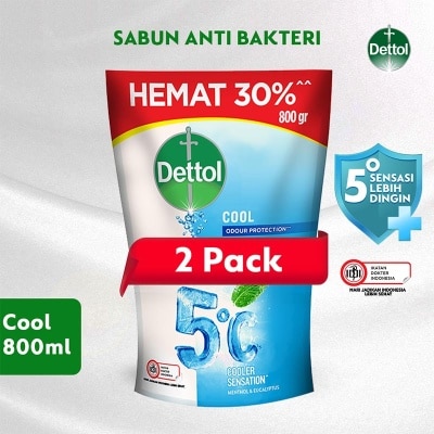 DETTOL Dettol Body Wash Cool 800g Bundle