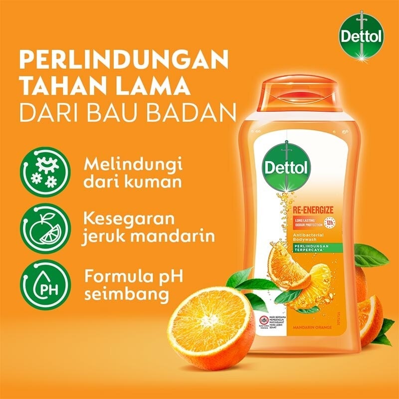 Dettol Body Wash Re-Energize 410g