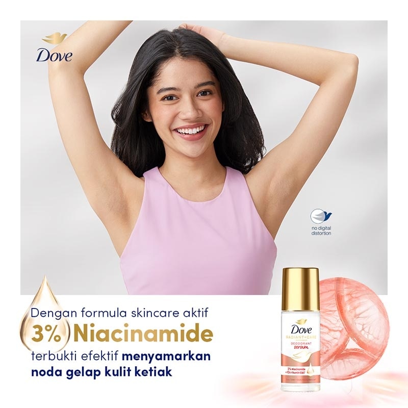 Dove Deodorant Serum Roll On 3% Niacinamide + 10x Vitamin C&E 40ml