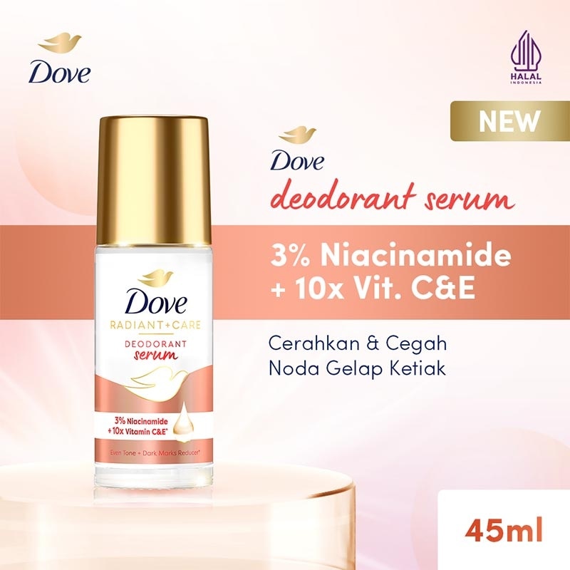 Dove Deodorant Serum Roll On 3% Niacinamide + 10x Vitamin C&E 40ml