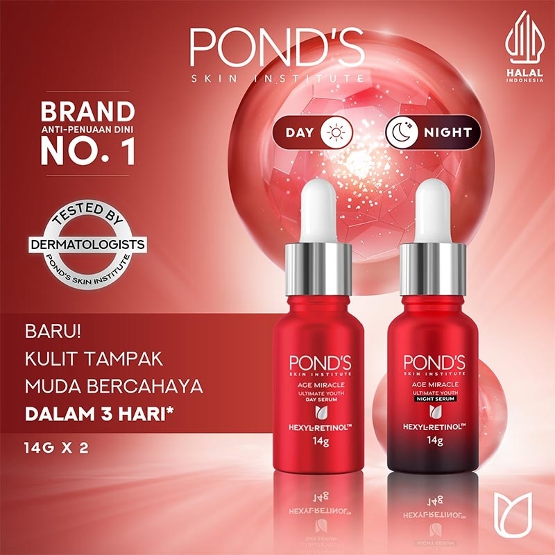 Ponds Age Miracle Hexyl-Retinol Ultimate Youth Day Serum 14g