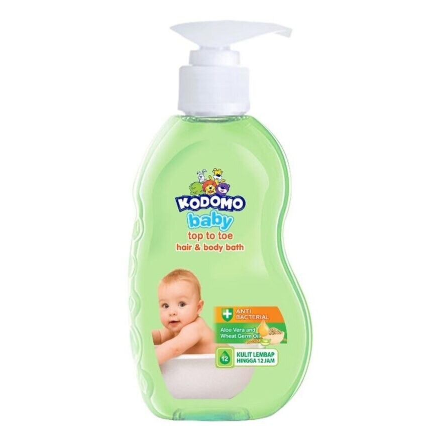 Kodomo Baby Top To Toe Hair & Baby Bath Botol 400ml