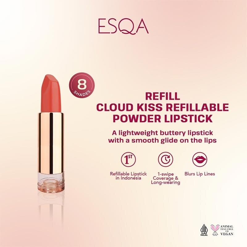 ESQA ESQA CLOUD KISS PWDR LIP ENDL SKY (REFF)