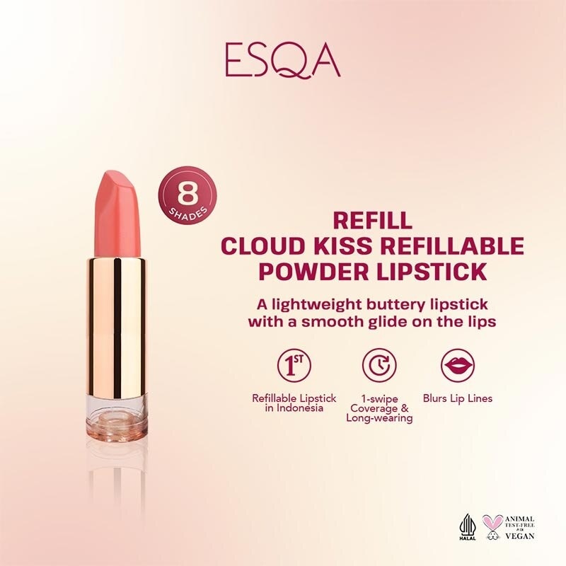 ESQA ESQA CLOUD KISS PWD LIP FIRST LOVE (REF)