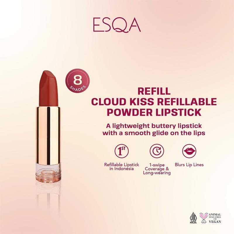 ESQA ESQA CLOUD KISS PWD LIP GAME CHANG (REF)