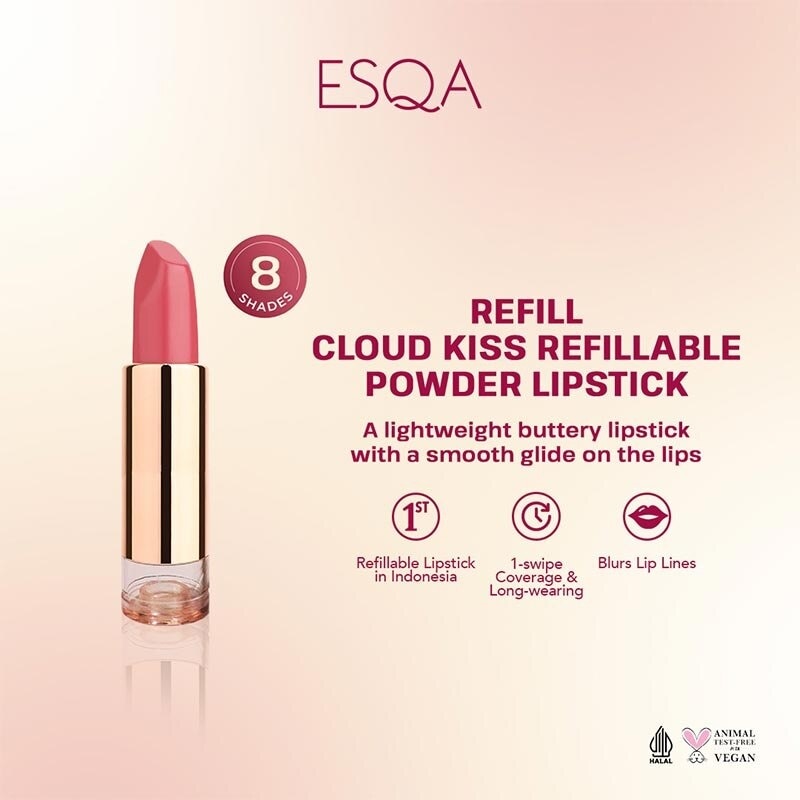 ESQA CLOUD KISS PWD LIP HAZ DREAM (REFF)