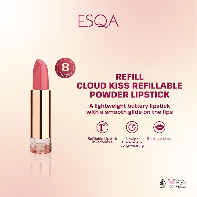 ESQA ESQA CLOUD KISS PWD LIP HAZ DREAM (REFF)