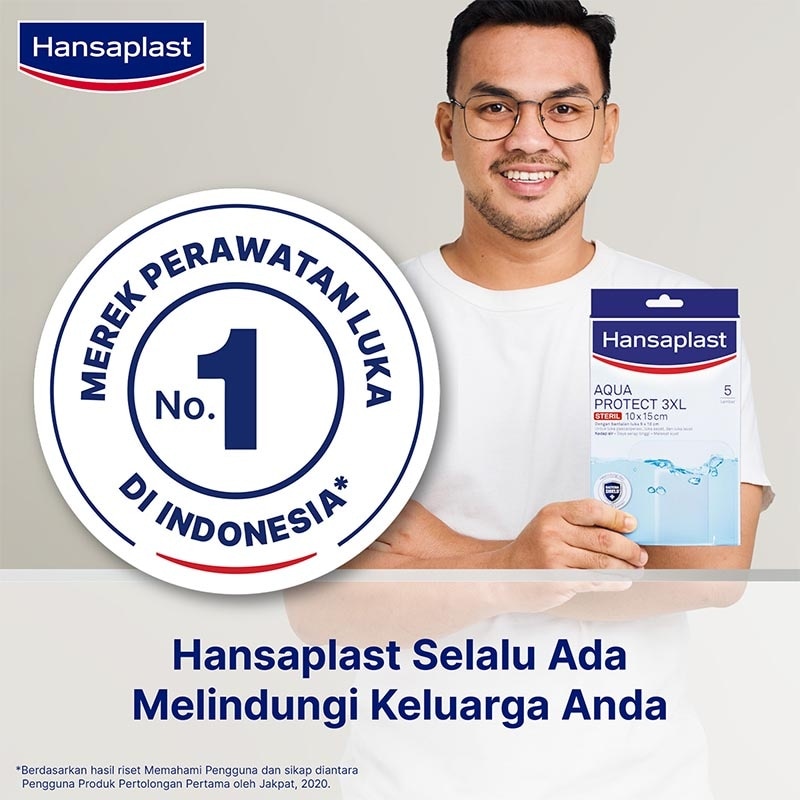 Plester Tahan Air Aqua Protect 3XL isi 5 P3K Waterproof