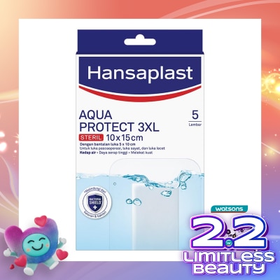 HANSAPLAST Plester Tahan Air Aqua Protect 3XL isi 5 P3K Waterproof