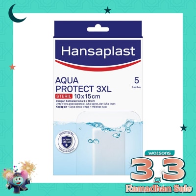 HANSAPLAST Plester Tahan Air Aqua Protect 3XL isi 5 P3K Waterproof
