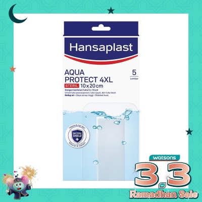 HANSAPLAST Aqua Protect Steril 4XL 10 x 20cm 5'S