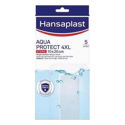 HANSAPLAST Hansaplast Aqua Protect Steril 4XL 10 X 20cm 5'S