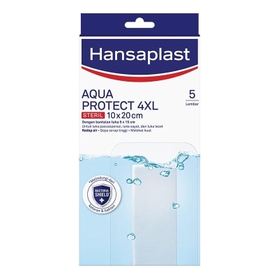 HANSAPLAST Aqua Protect Steril 4XL 10 x 20cm 5'S