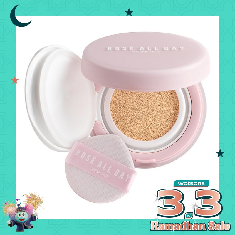 Rosé All Day The Realest Lightweight Essence Cushion Oat 15g