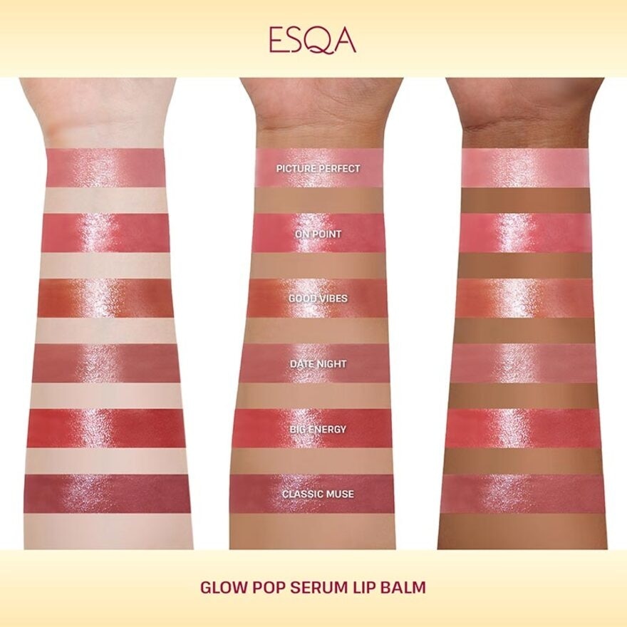 Esqa Glow Pop Serum Lip Balm Picture Perfect 3g