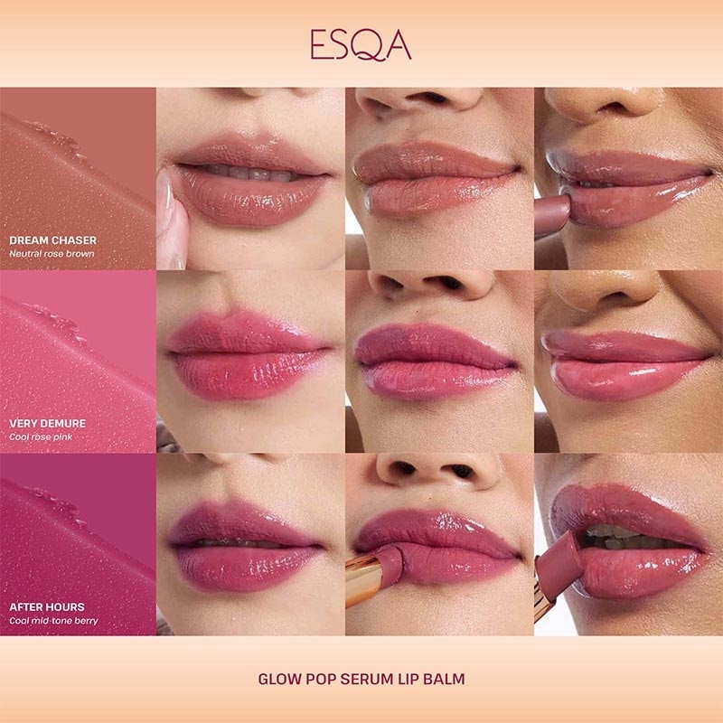 Esqa Glow Pop Serum Lip Balm On Point 3g