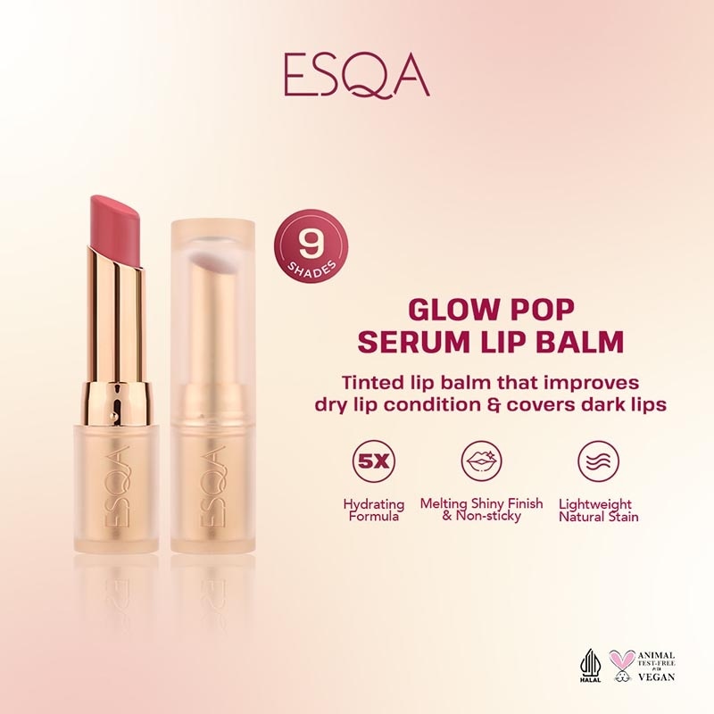 Esqa Glow Pop Serum Lip Balm On Point 3g
