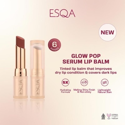 ESQA Esqa Glow Pop Serum Lip Balm Good Vibes 3g