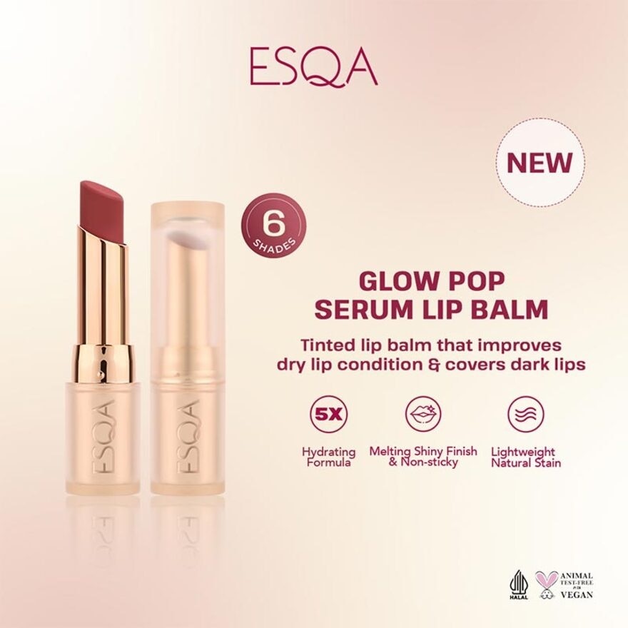 Esqa Glow Pop Serum Lip Balm Big Energy 3g